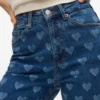 Jeans Vmtessa a vita alta e gamba larga