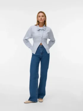 Jeans Vmtessa a vita alta e vestibilità ampia