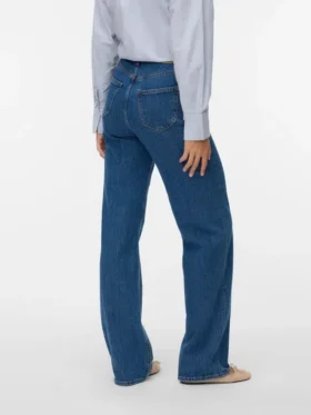 Jeans Vmtessa a vita alta e vestibilità ampia
