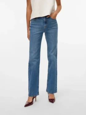 Jeans Vmtessa a vita alta e vestibilità dritta