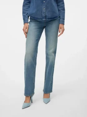 Jeans Vmtessa a vita alta e vestibilità dritta