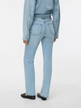 Jeans Vmtessa a vita alta e vestibilità dritta