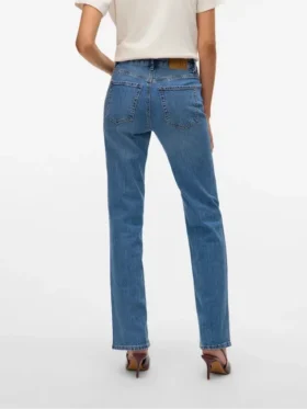Jeans Vmtessa a vita alta e vestibilità dritta