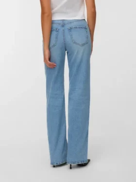 Jeans Vmtessa a vita alta e vestibilità dritta
