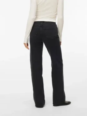 Jeans Vmtessa-Stretch a vita alta e gamba larga