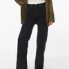 Jeans Vmtessa-Stretch a vita alta e gamba larga