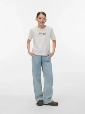 Jeans Vmvaleria a vita media e gamba larga