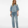 Jeans Vmvanessa a vita bassa e gamba larga