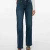 Jeans Vmvanessa a vita bassa e gamba larga