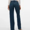 Jeans Vmvanessa a vita bassa e gamba larga