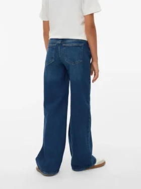 Jeans Vmvanessa a vita bassa e gamba larga