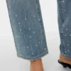 Jeans Vmvanessa a vita bassa e gamba larga
