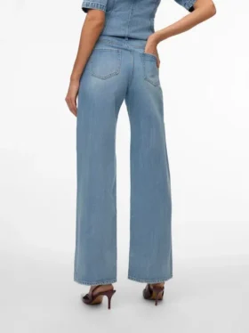 Jeans Vmvega a vita alta e gamba larga