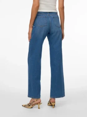 Jeans Vmvega a vita alta e gamba larga