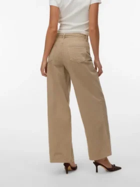 Jeans Vmwien a vita media e gamba larga