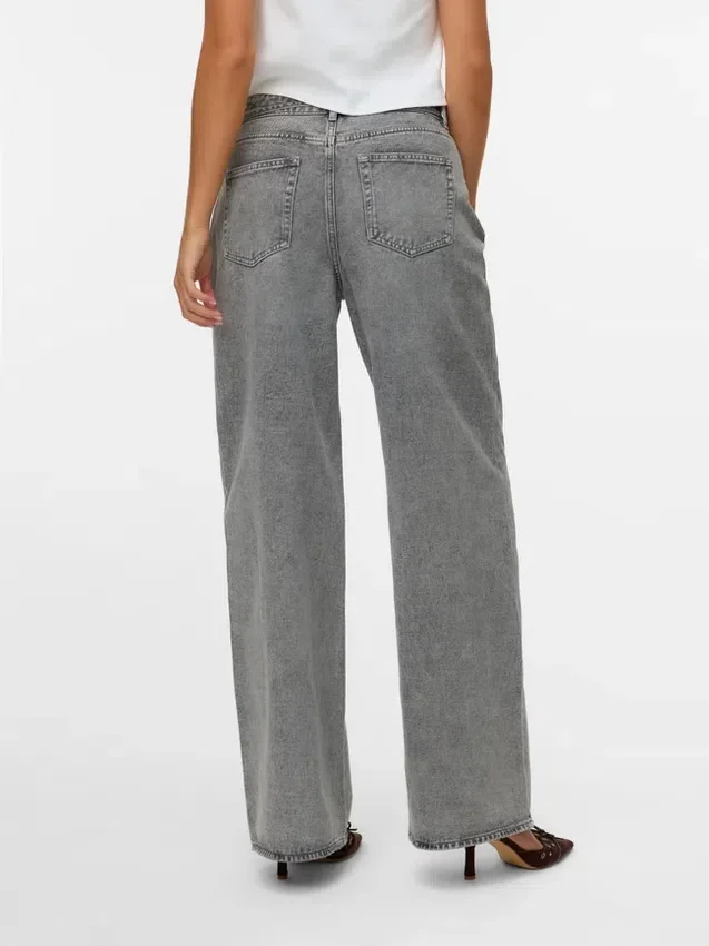 Jeans Vmwien a vita media e gamba larga Jeans Vmwien a vita media e gamba larga
