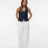 Jeans Vmzelda a vita alta e vestibilità a botte