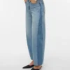 Jeans Vmzelda a vita alta e vestibilità a botte