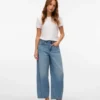 Jeans Vmzelda a vita alta e vestibilità a botte
