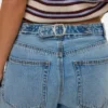 Jeans Vmzelda a vita alta e vestibilità a botte