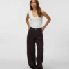 Jeans Vmzoe a vita media e vestibilità ampia