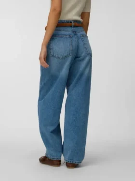 Jeans Vmzoe a vita media e vestibilità ampia