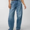 Jeans Vmzoe a vita media e vestibilità ampia