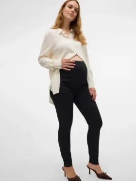 Jeggings slim fit a vita alta