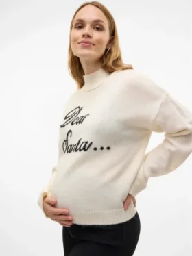 Maglia di maglieria a collo alto dalla vestibilità regolare