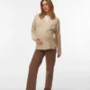 Maglione a collo a V dalla vestibilità regolare