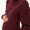 Maglione a vestibilità regolare con collo alto e maniche a palloncino