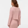 Maglione corto a collo rotondo