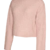 Maglione corto a collo rotondo