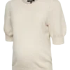 Maglione dalla vestibilità regolare con collo rotondo e polsini a costine