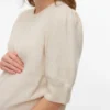 Maglione dalla vestibilità regolare con collo rotondo e polsini a costine