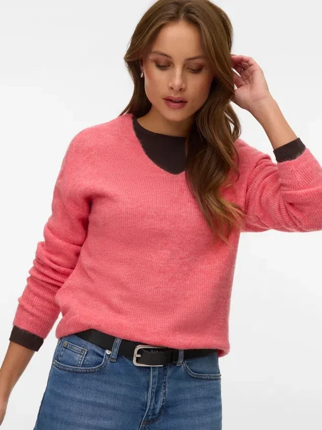 Maglione di maglieria Vmcrewlefile Maglione di maglieria Vmcrewlefile