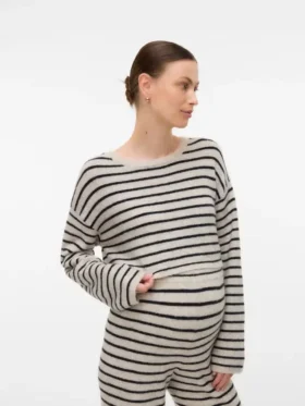 Maglione in maglieria a vestibilità regolare con collo rotondo