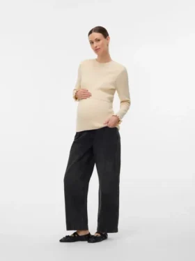 Maglione in maglieria a vestibilità regolare con collo rotondo