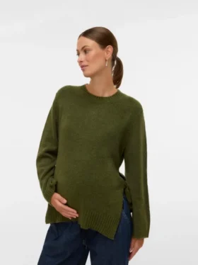 Maglione in maglieria a vestibilità regolare con collo rotondo