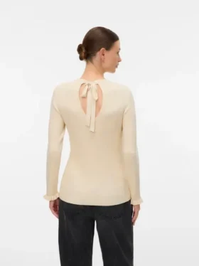 Maglione in maglieria a vestibilità regolare con collo rotondo