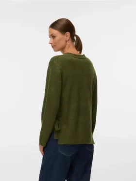 Maglione in maglieria a vestibilità regolare con collo rotondo