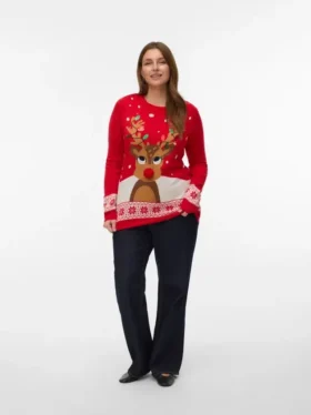 Maglione in maglieria Vmcfrostydeer