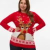 Maglione in maglieria Vmcfrostydeer
