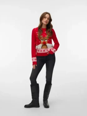 Maglione in maglieria Vmfrostydeer