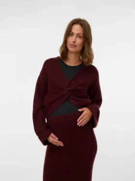 Maglione premaman in maglieria