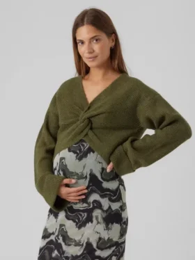 Maglione premaman in maglieria
