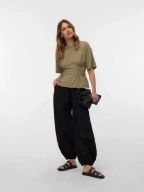 Pantaloni a palloncino a vita media Vmlotus