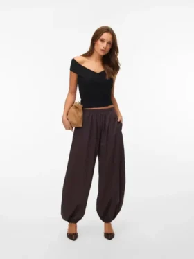 Pantaloni a palloncino a vita media Vmlotus