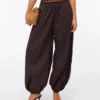 Pantaloni a palloncino a vita media Vmlotus