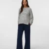 Pantaloni a vestibilità regolare con vita media